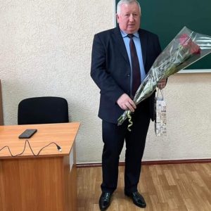 Вітання з присвоєнням вченого звання доцента. директора, кандидата економічних наук Володимира Рибачука.